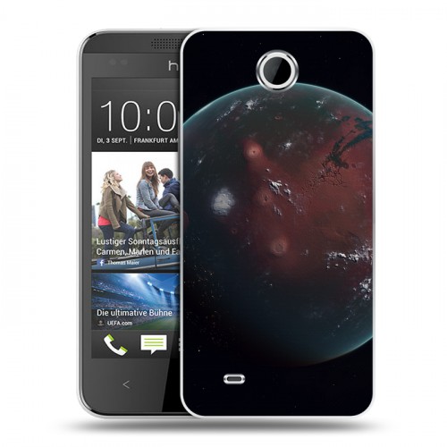 Дизайнерский пластиковый чехол для HTC Desire 300 Марс