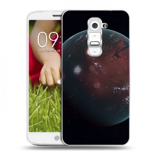 Дизайнерский пластиковый чехол для LG Optimus G2 mini Марс