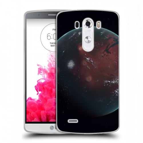 Дизайнерский пластиковый чехол для LG G3 (Dual-LTE) Марс