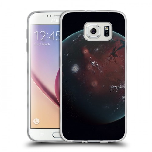 Дизайнерский пластиковый чехол для Samsung Galaxy S6 Марс