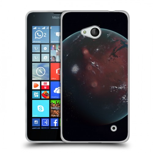 Дизайнерский пластиковый чехол для Microsoft Lumia 640 Марс