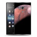 Дизайнерский пластиковый чехол для Sony Xperia acro S Марс