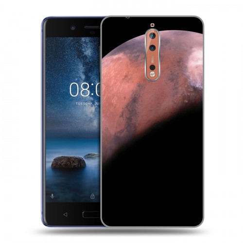 Дизайнерский пластиковый чехол для Nokia 8 Марс