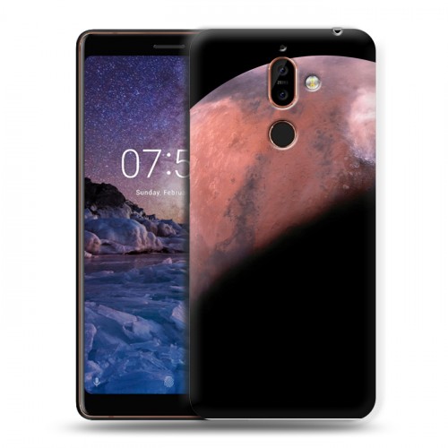 Дизайнерский пластиковый чехол для Nokia 7 Plus Марс