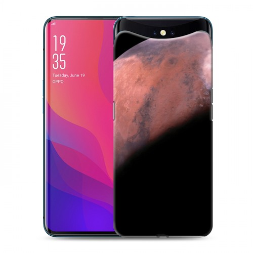 Дизайнерский силиконовый чехол для OPPO Find X Марс