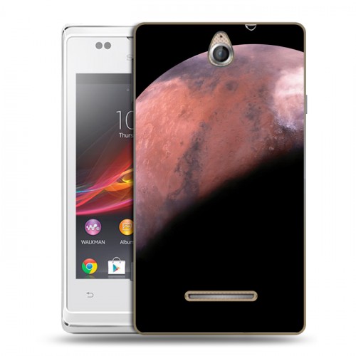 Дизайнерский пластиковый чехол для Sony Xperia E Марс