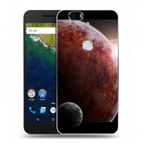 Дизайнерский силиконовый чехол для Google Huawei Nexus 6P Марс