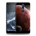 Дизайнерский пластиковый чехол для Nokia 5.1 Марс