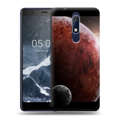 Дизайнерский пластиковый чехол для Nokia 5.1 Марс