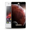 Дизайнерский пластиковый чехол для Sony Xperia E Марс