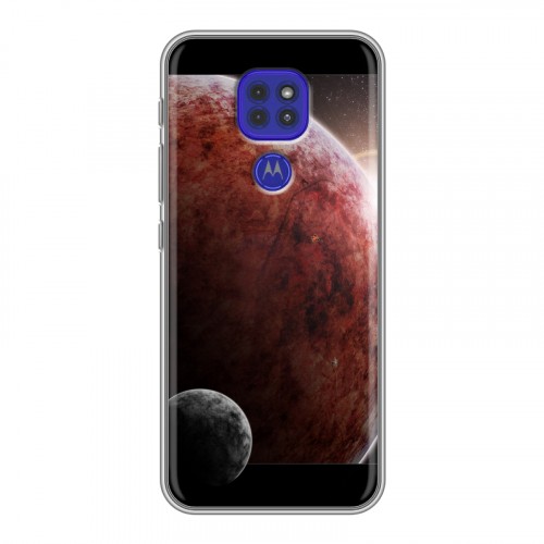 Дизайнерский силиконовый чехол для Motorola Moto G9 Play Марс