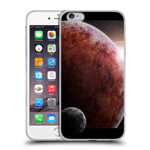 Дизайнерский силиконовый чехол для Iphone 6 Plus/6s Plus Марс