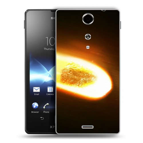 Дизайнерский пластиковый чехол для Sony Xperia TX Астероид