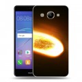 Дизайнерский пластиковый чехол для Huawei Y3 (2017) Астероид