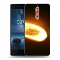 Дизайнерский пластиковый чехол для Nokia 8 Астероид