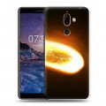 Дизайнерский пластиковый чехол для Nokia 7 Plus Астероид