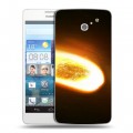 Дизайнерский пластиковый чехол для Huawei Ascend D2 Астероид