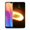 Дизайнерский силиконовый с усиленными углами чехол для Xiaomi RedMi 8A Астероид