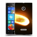 Дизайнерский пластиковый чехол для Microsoft Lumia 435 Астероид