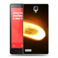 Дизайнерский пластиковый чехол для Xiaomi RedMi Note Астероид