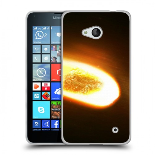 Дизайнерский пластиковый чехол для Microsoft Lumia 640 Астероид