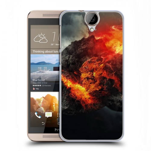 Дизайнерский пластиковый чехол для HTC One E9+ Астероид