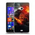 Дизайнерский пластиковый чехол для Microsoft Lumia 540 Астероид