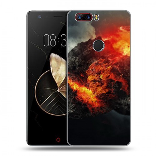 Дизайнерский пластиковый чехол для ZTE Nubia Z17 Астероид