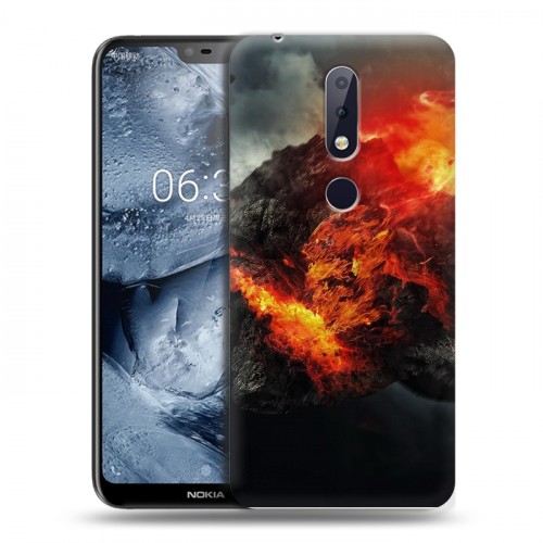 Дизайнерский пластиковый чехол для Nokia 6.1 Plus Астероид