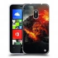 Дизайнерский пластиковый чехол для Nokia Lumia 620 Астероид