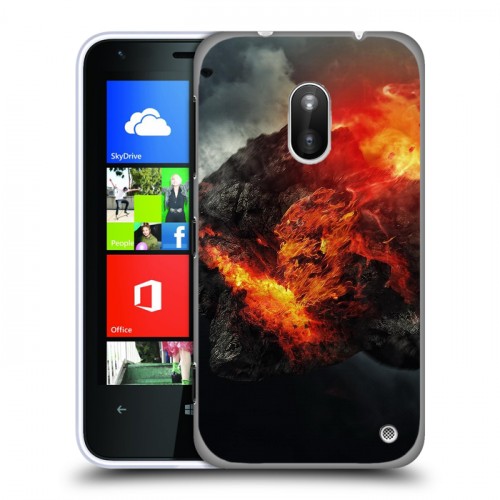 Дизайнерский пластиковый чехол для Nokia Lumia 620 Астероид