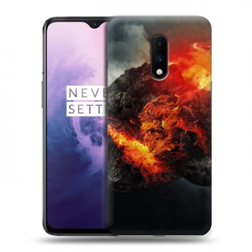 Дизайнерский пластиковый чехол для OnePlus 7 Астероид