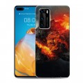 Дизайнерский пластиковый чехол для Huawei P40 Астероид