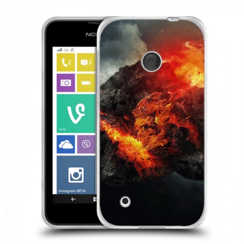 Дизайнерский пластиковый чехол для Nokia Lumia 530 Астероид