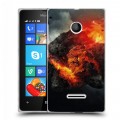 Дизайнерский пластиковый чехол для Microsoft Lumia 435 Астероид