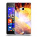 Дизайнерский пластиковый чехол для Microsoft Lumia 540 Астероид