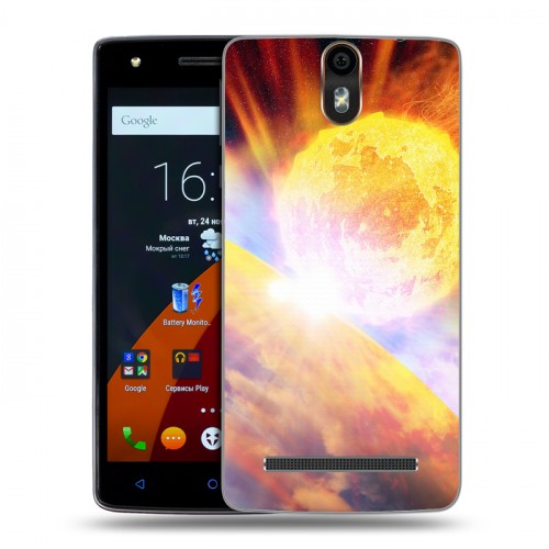 Дизайнерский силиконовый чехол для Wileyfox Storm Астероид