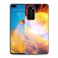 Дизайнерский пластиковый чехол для Huawei P40 Астероид