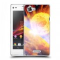 Дизайнерский пластиковый чехол для Sony Xperia L Астероид