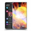 Дизайнерский пластиковый чехол для Nokia X Астероид