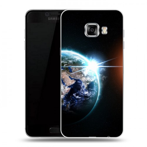 Дизайнерский пластиковый чехол для Samsung Galaxy C5 Астероид