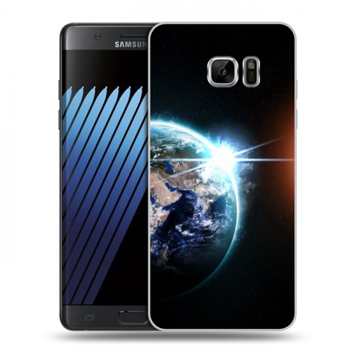Дизайнерский пластиковый чехол для Samsung Galaxy Note 7 Астероид