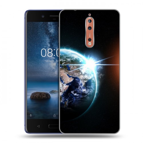 Дизайнерский пластиковый чехол для Nokia 8 Астероид