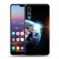 Дизайнерский силиконовый с усиленными углами чехол для Huawei P20 Pro Астероид