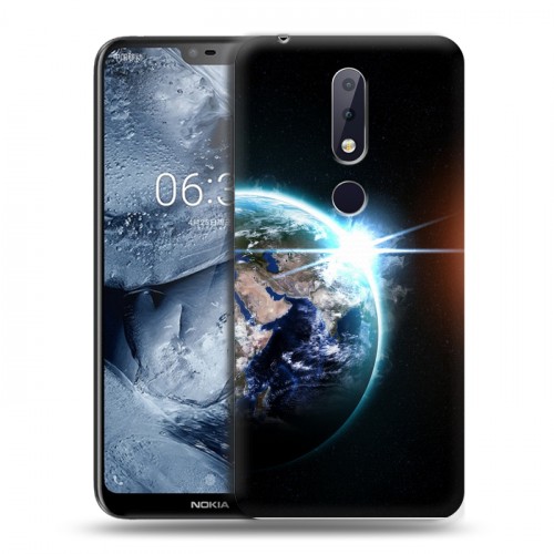 Дизайнерский пластиковый чехол для Nokia 6.1 Plus Астероид