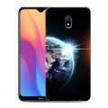 Дизайнерский силиконовый с усиленными углами чехол для Xiaomi RedMi 8A Астероид