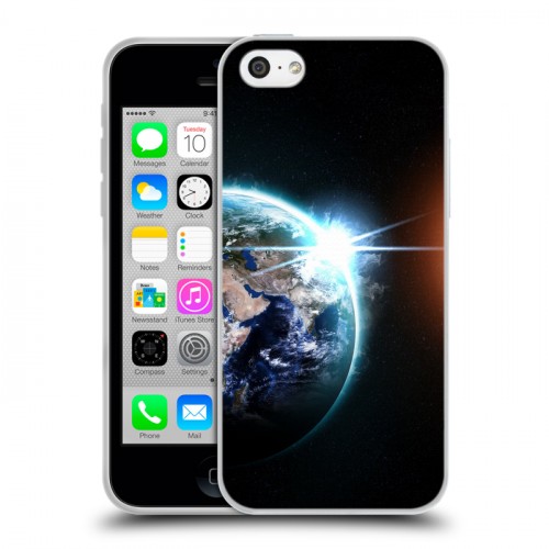 Дизайнерский пластиковый чехол для Iphone 5c Астероид