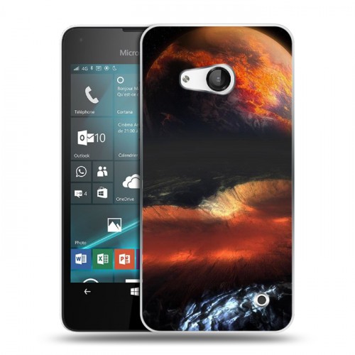 Дизайнерский пластиковый чехол для Microsoft Lumia 550 Астероид