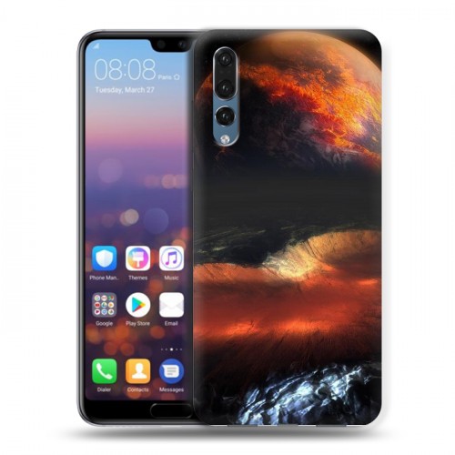 Дизайнерский пластиковый чехол для Huawei P20 Pro Астероид