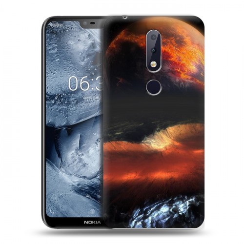 Дизайнерский пластиковый чехол для Nokia 6.1 Plus Астероид